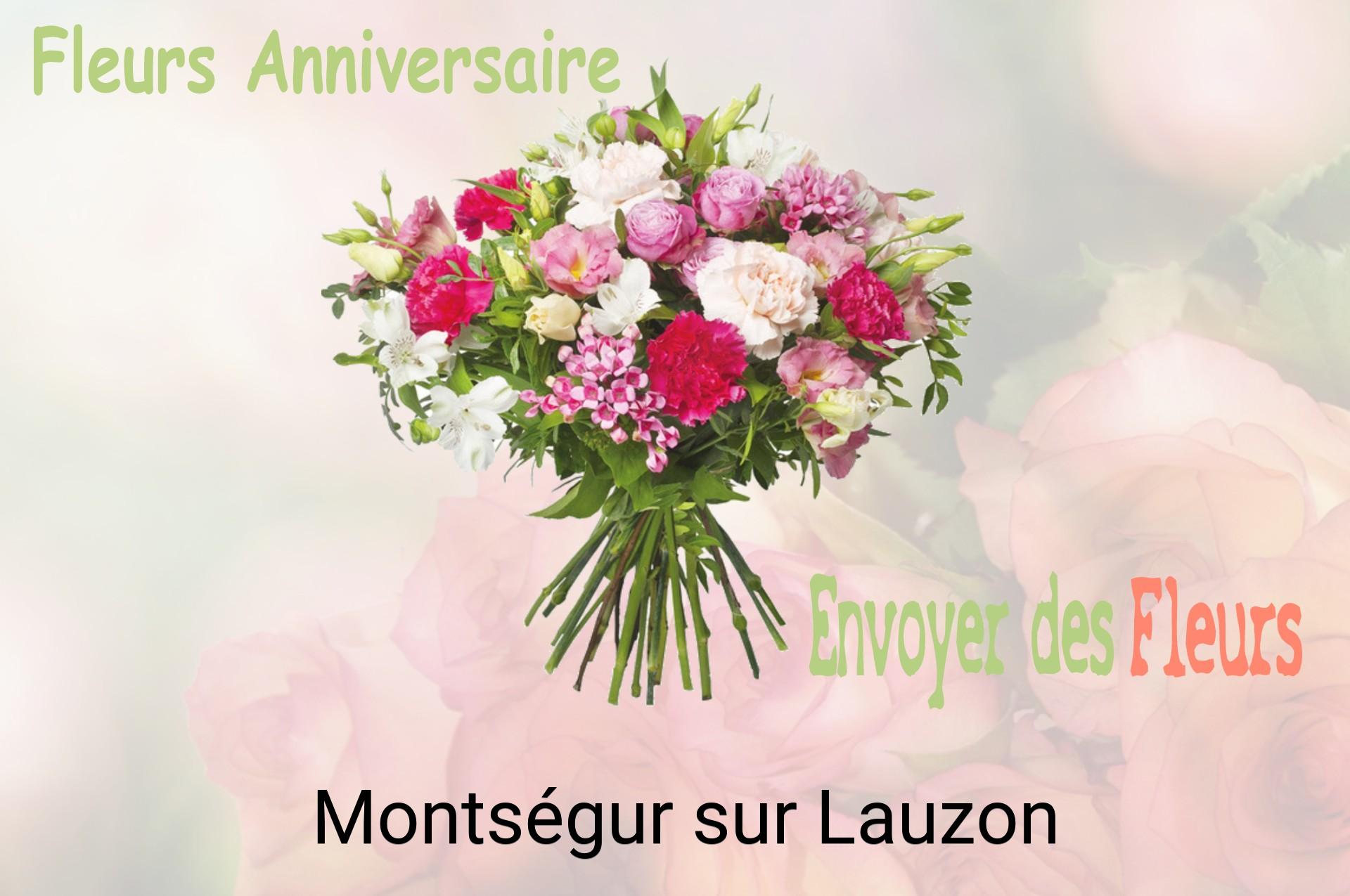 Bouquet de fleurs d’anniversaire livré à Montségur-sur-Lauzon